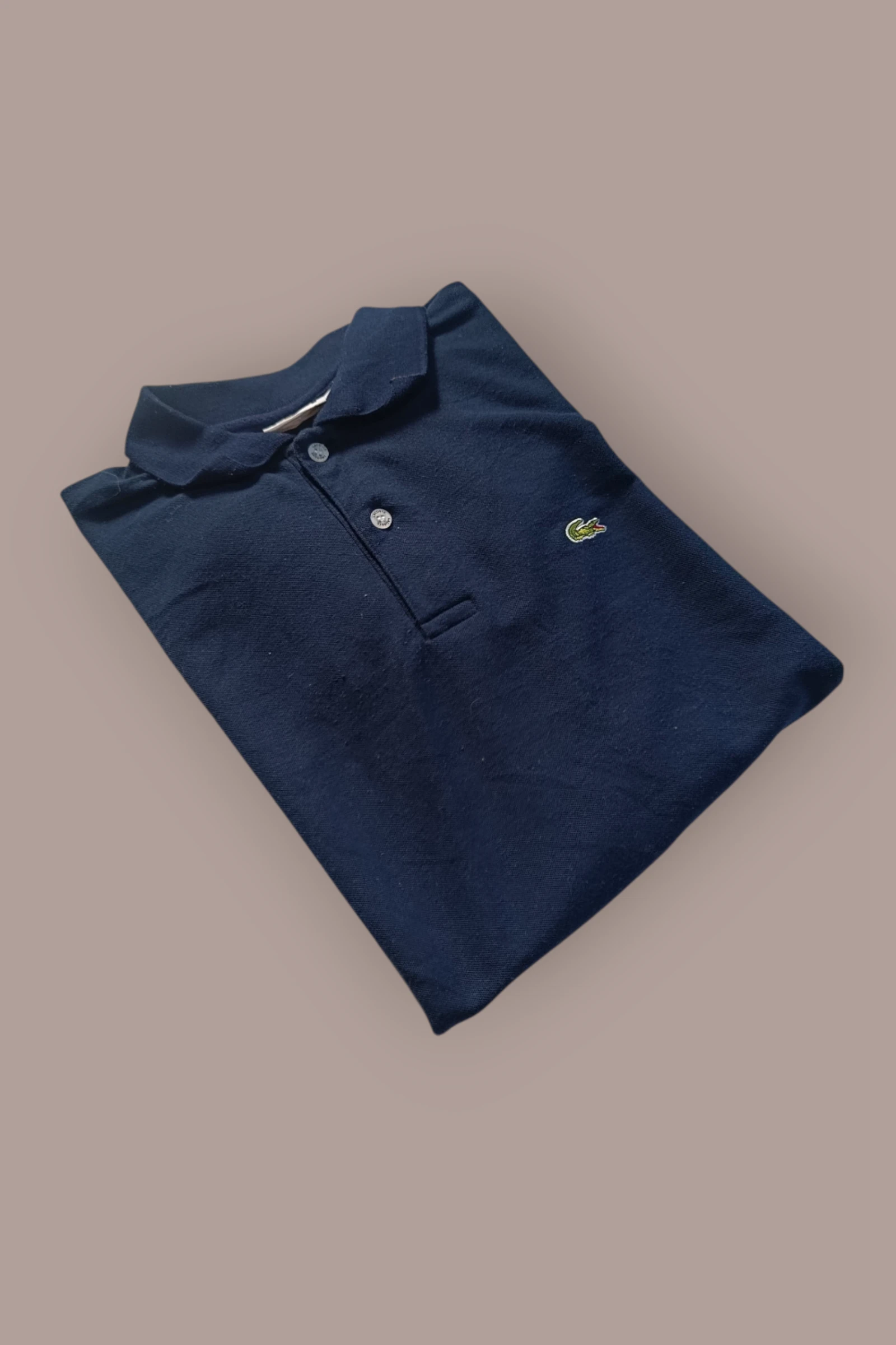 | Polo Lacoste Homem | Cor Azul Marinho | Clássico Piqué Crocodilo | Tamanho XL | – photo 2